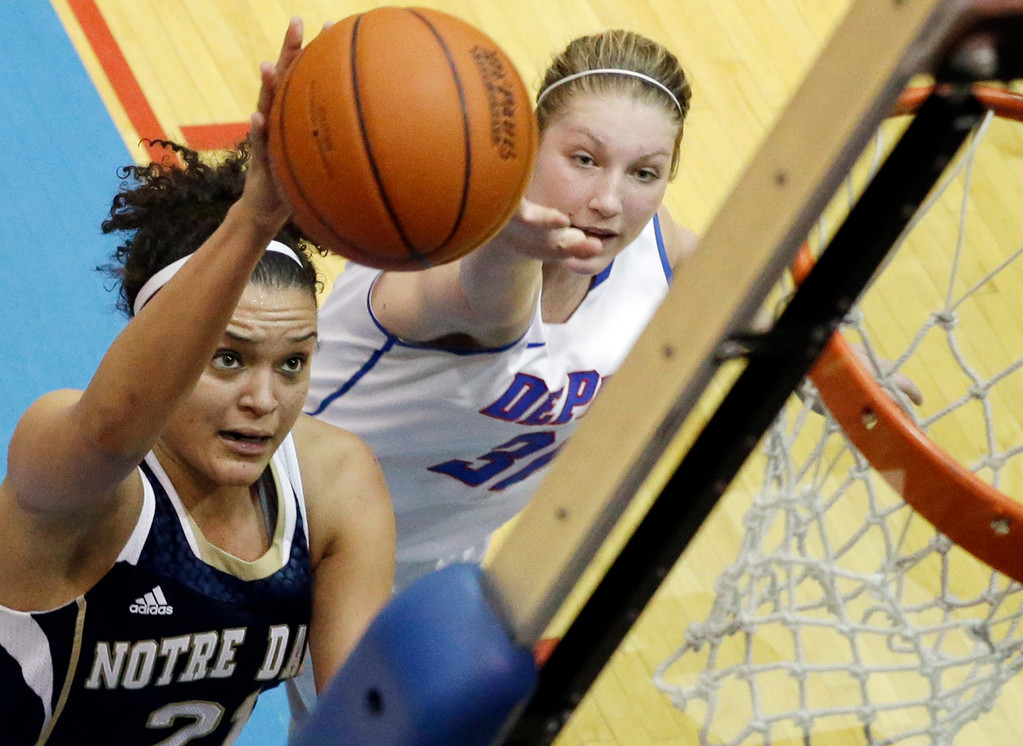 Diggins Leads No. 2 Notre Dame Past DePaul, 84-56 (AP)