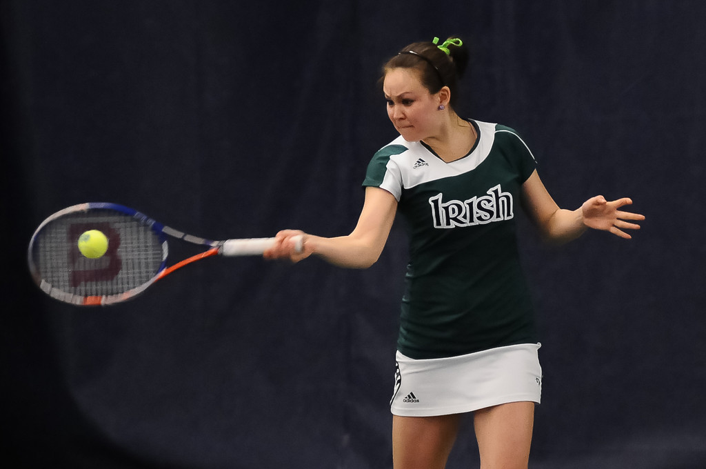 Notre Dame Women's Tennis vs #3 Duke on March 3, 2012