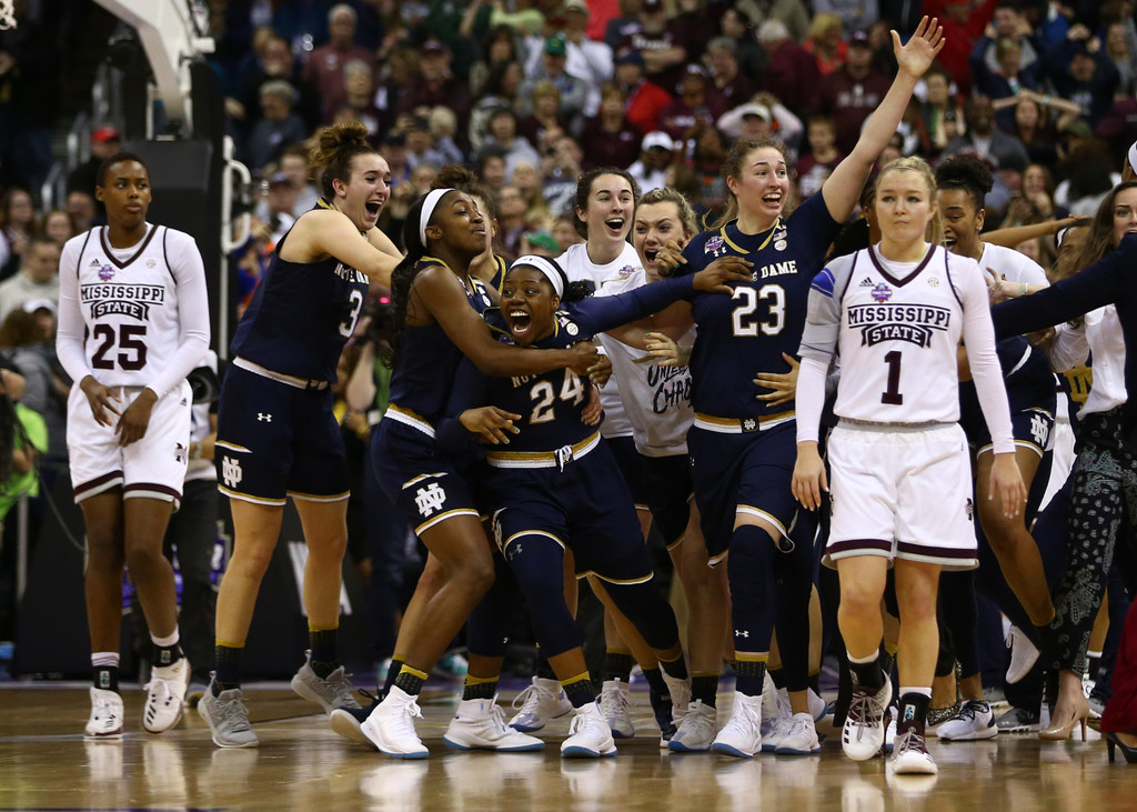 NCAA National Championship: ND WBB 61, Mississippi State 58 (USATSI)
