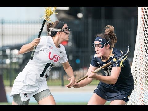 Notre Dame Women's Lacrosse Highlights vs. Team USA