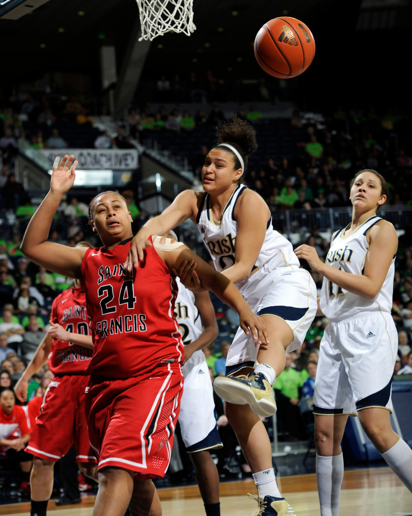 No. 5 Irish Dominate Saint Francis (Pa.), 128-55 (AP)