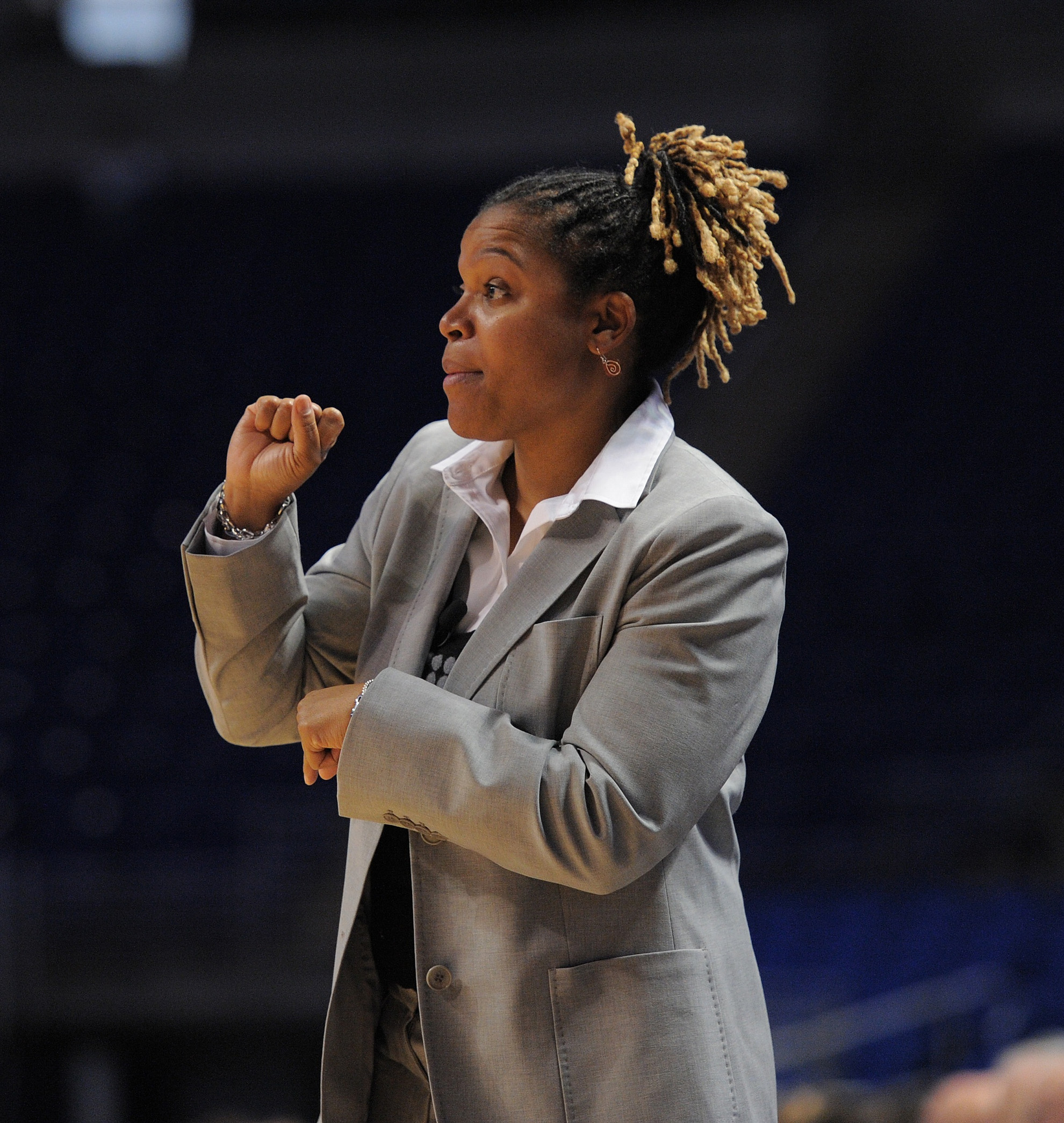 Coquese Washington (’92) Named Big Ten Coach Of The Year Coquese Washington (photo courtesy of Mark Selders/PSU Athletic Communications)