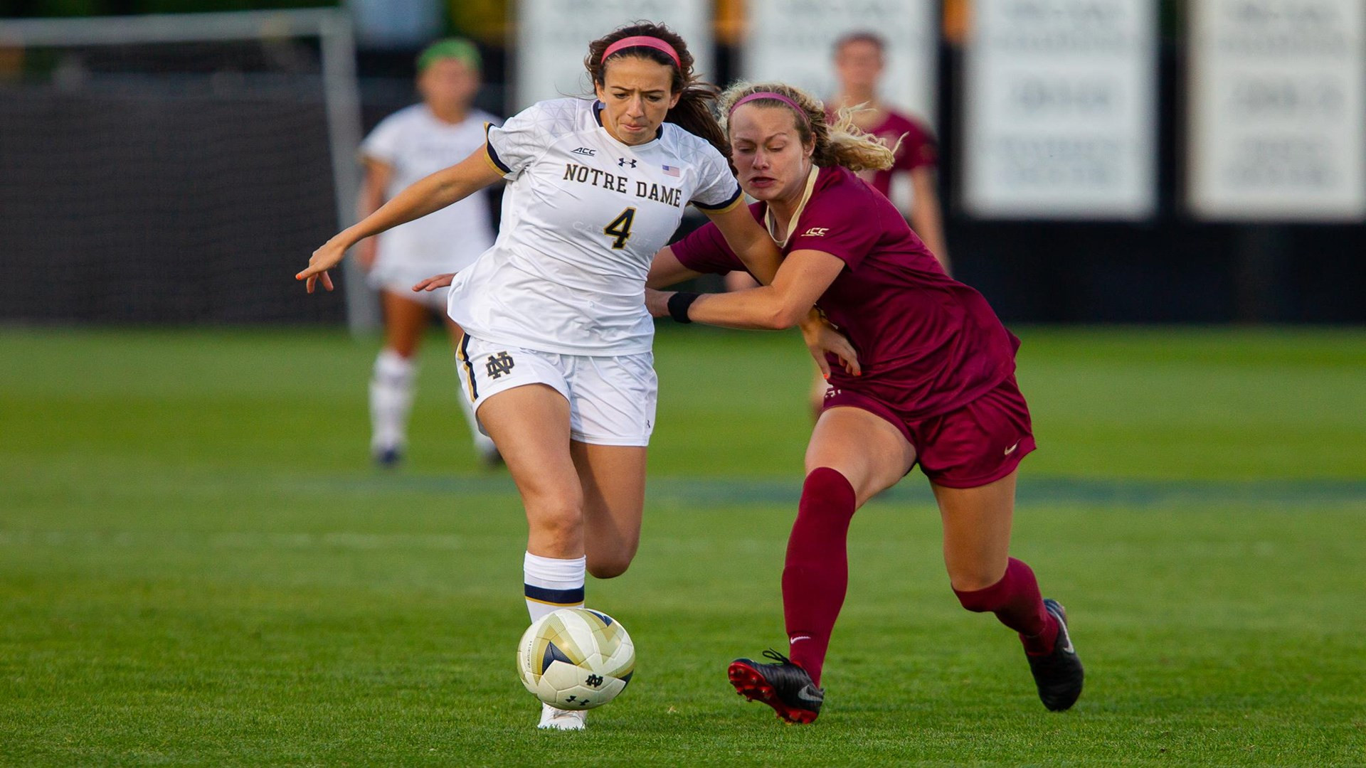 No. 10 Seminoles down Irish, 4-0 during ACC soccer action between University of Notre Dame vs. Florida State University at Alumni Stadium on September 27, 2018 in South Bend, Indiana.