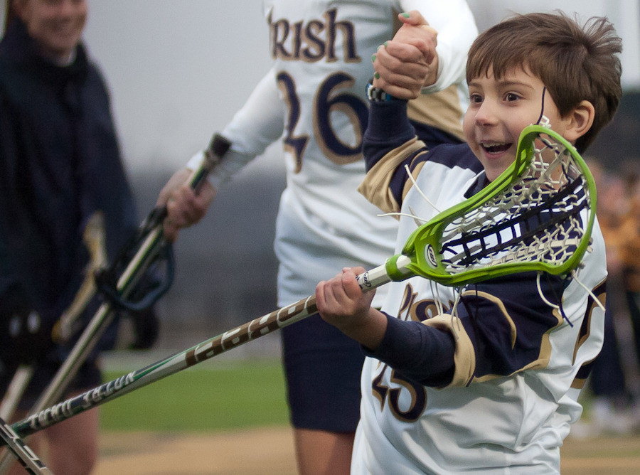 Bobby Russell Inspires Notre Dame Women’s Lacrosse SPORT COLLEGE WOMEN'S LACROSSE