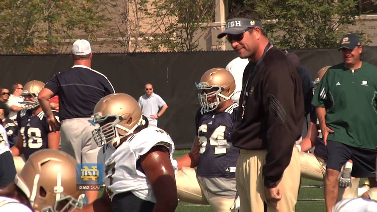 Mike Elston - 2012 Media Day Interview - Notre Dame Football