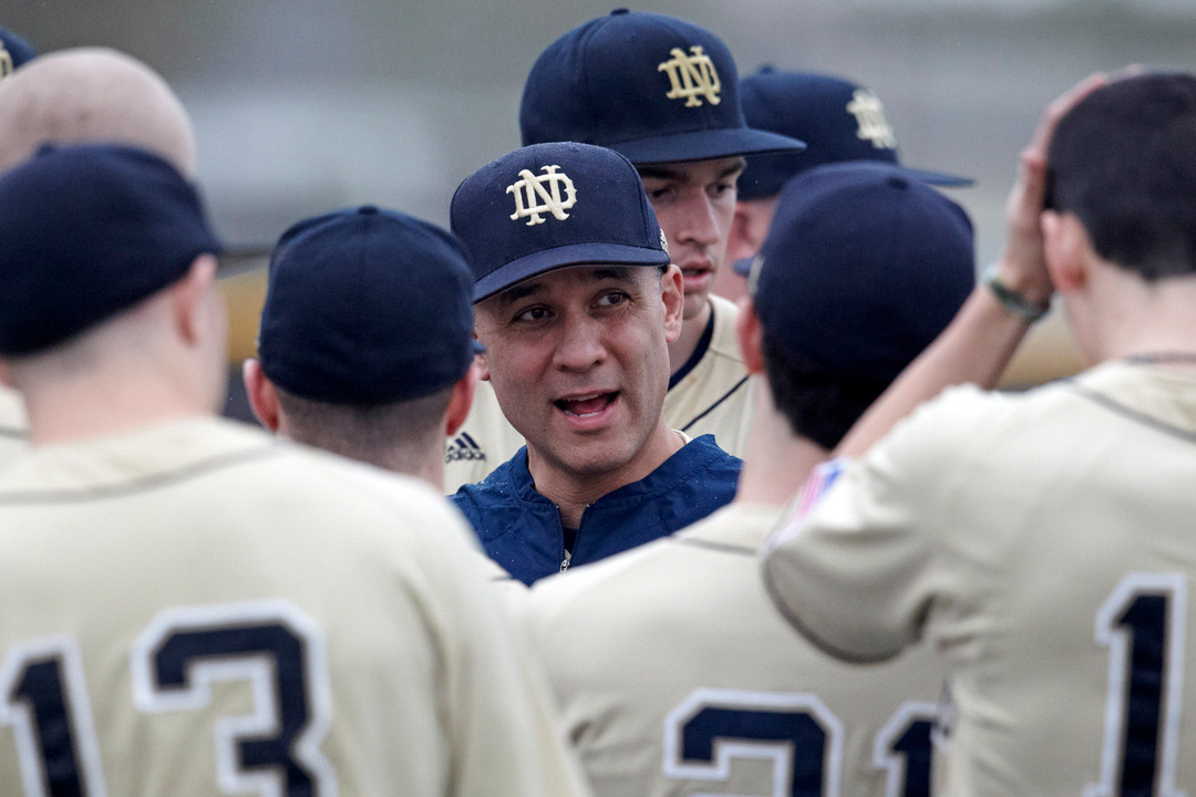 Second-year Notre Dame coach Mik Aoki.