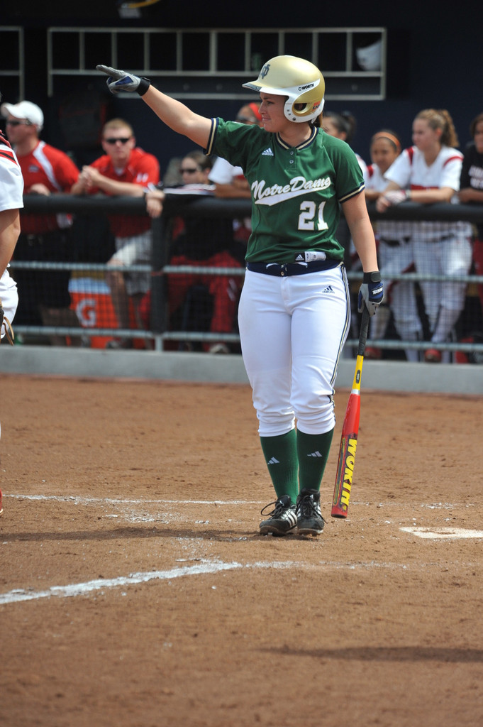 Notre Dame and Louisville Split Doubleheader