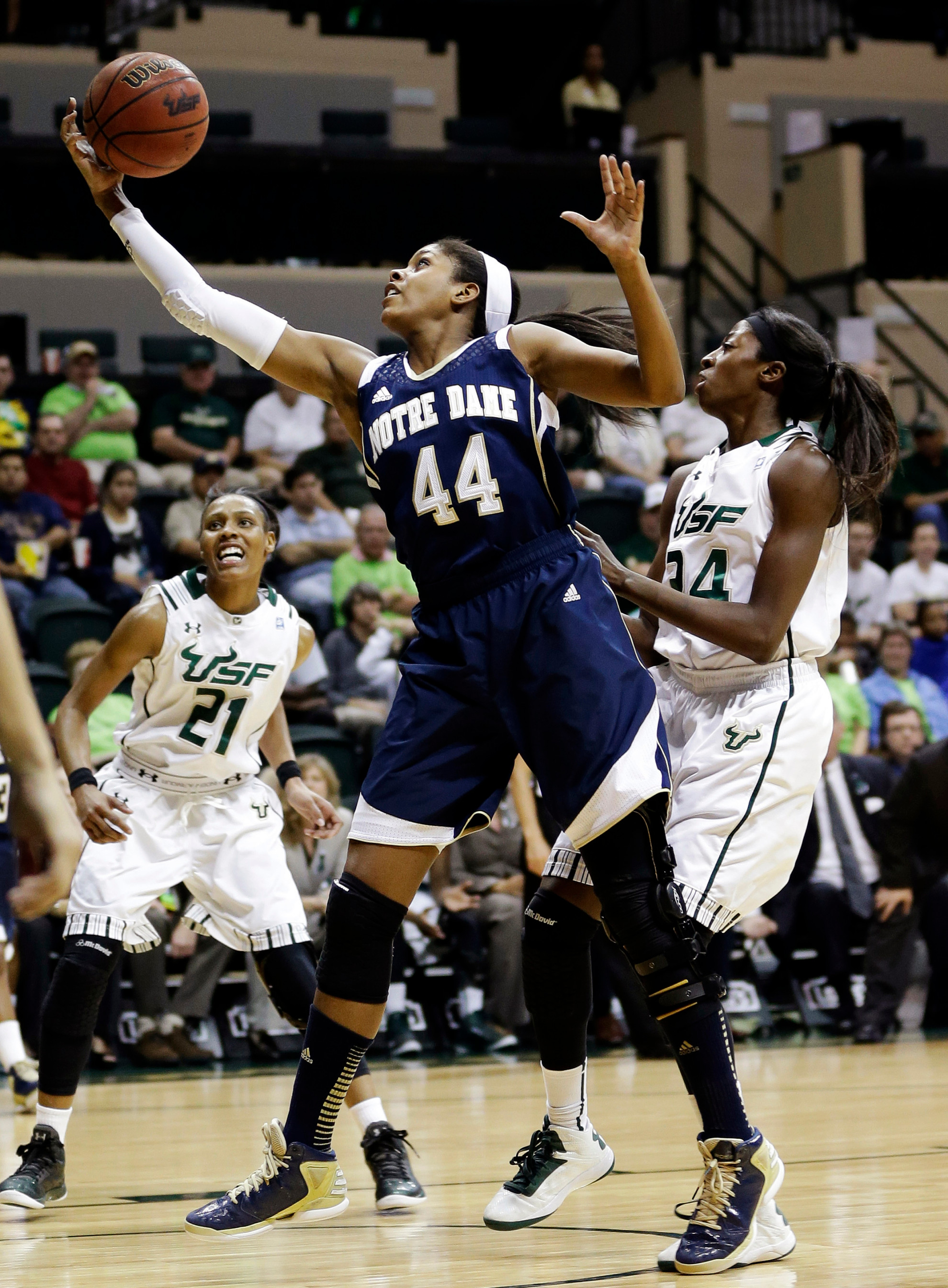 No. 2 Irish Hold Off South Florida, 75-71 Notre Dame South Florida Basketball