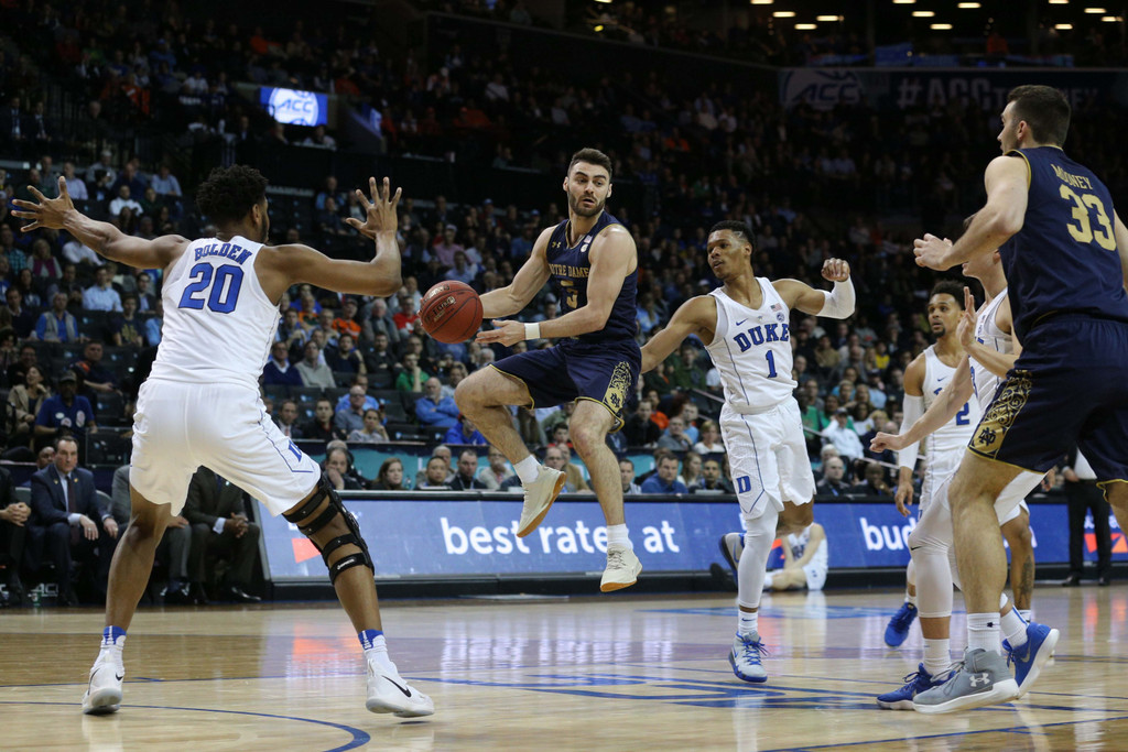 Notre Dame @ Duke (USATSI)