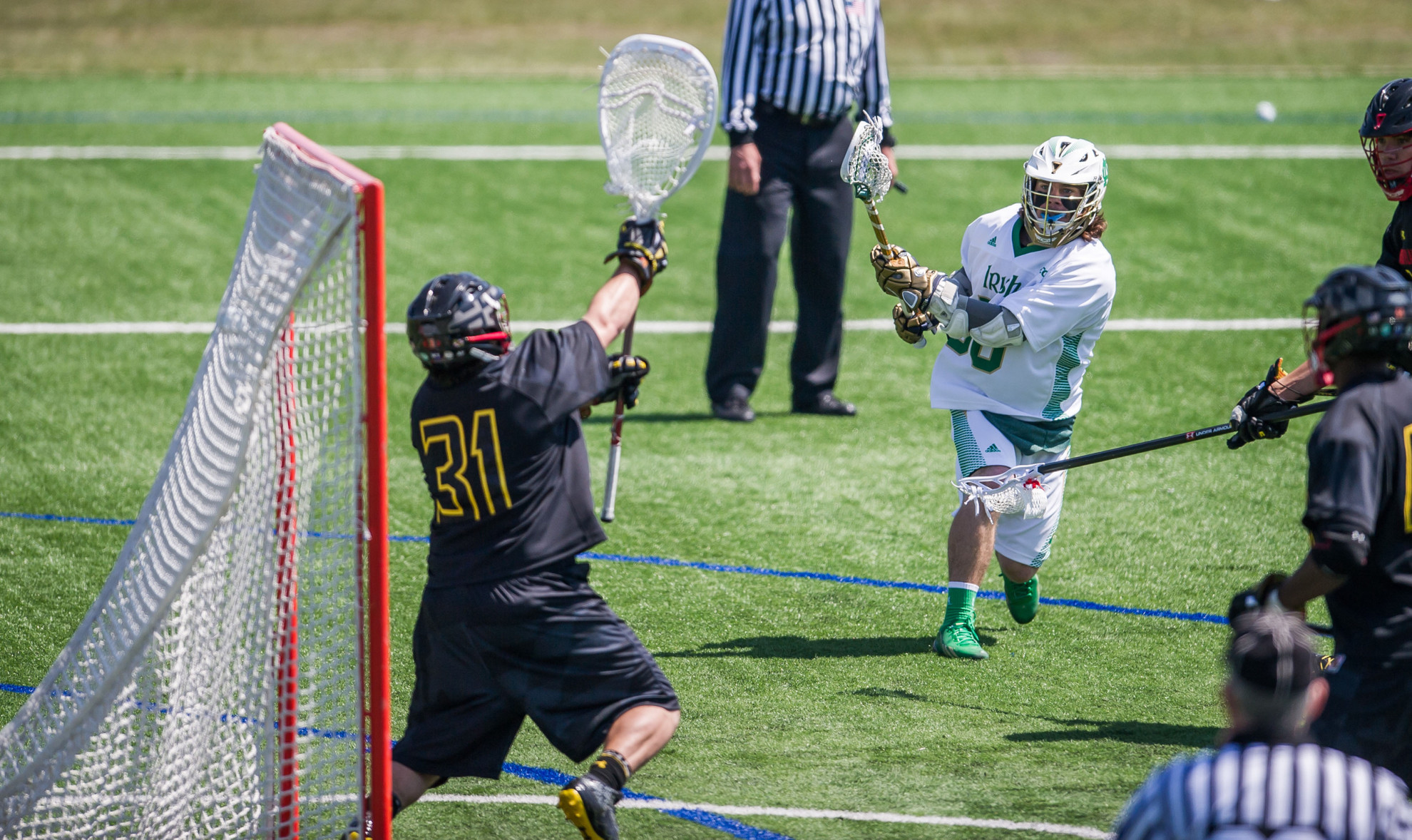 #5 Maryland Uses Late Surge To Get By #8 Notre Dame, 12-8 Matt Kavanagh scored two goals and matched a career-high mark with four assists.