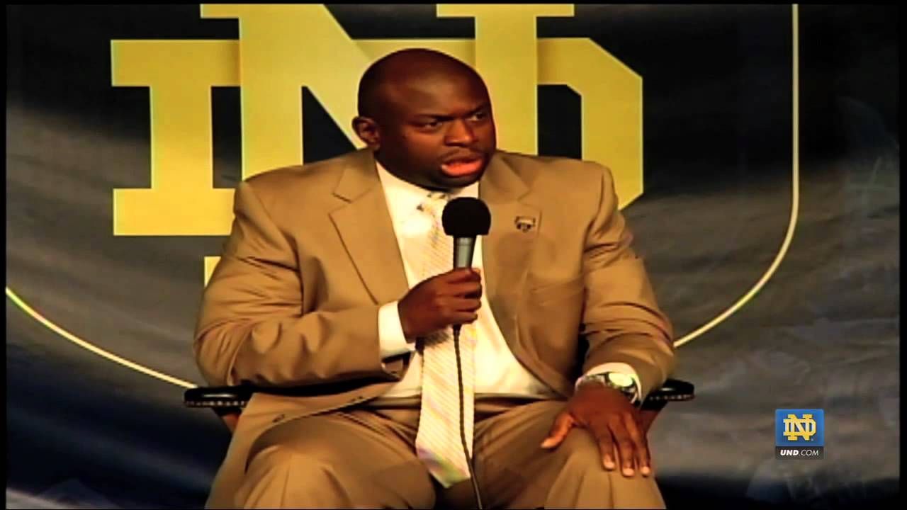 Tony Alford, Mich. Luncheon - Notre Dame Football