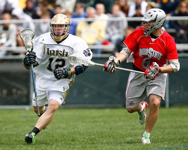 Grant Krebs notched four points on three goals and an assist in the 10-9 win over Loyola on Feb. 14.