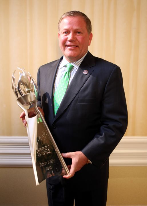 Notre Dame's Brian Kelly, the 2012 consensus National Coach of the Year, will take part in 'SiruisXM's Notre Dame Town Hall with Brian Kelly' at 6:30 p.m. (ET) April 18 live from Notre Dame Stadium.