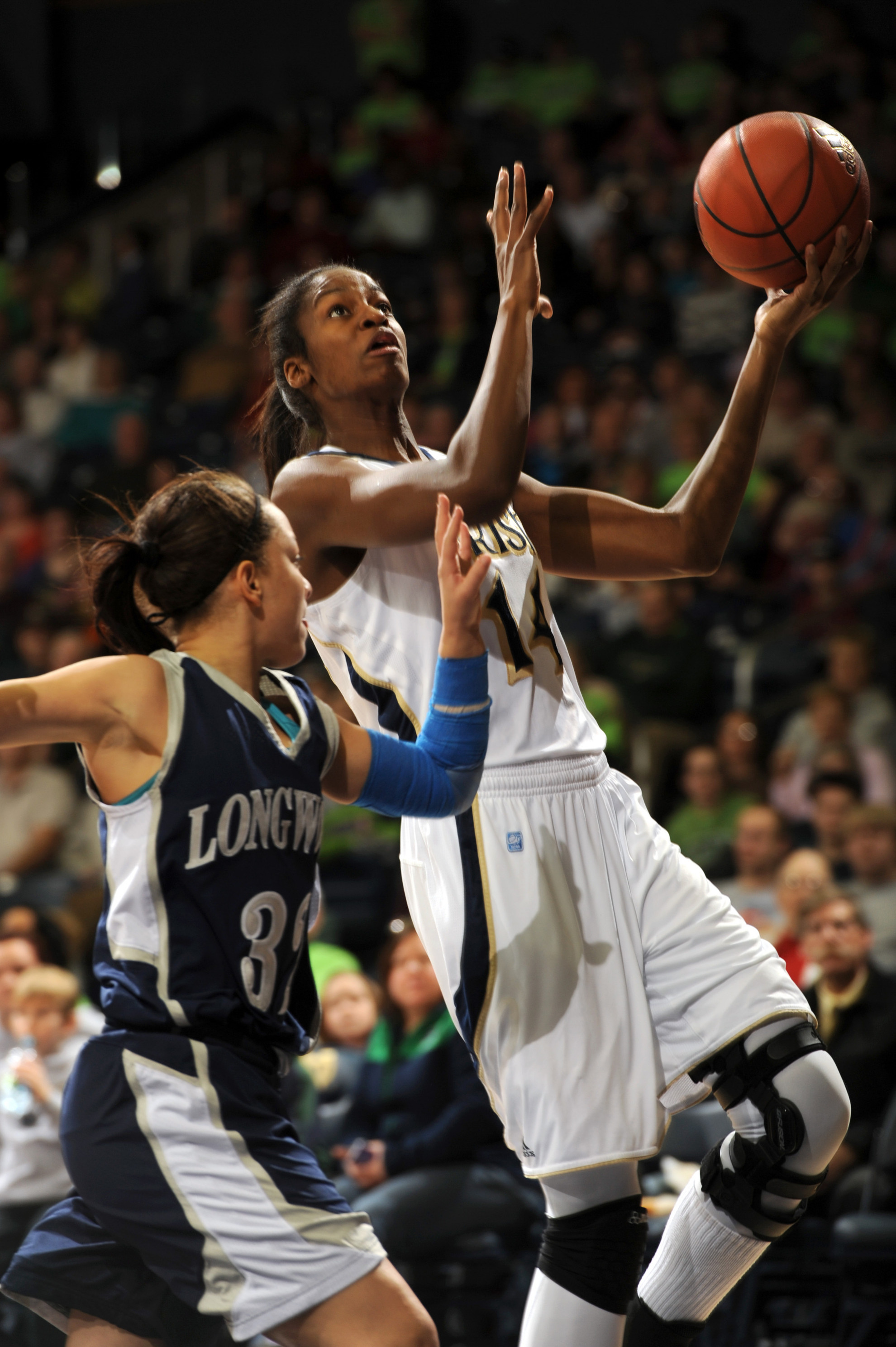 Irish Race Past Longwood, 92-26 Longwood Notre Dame Basketball