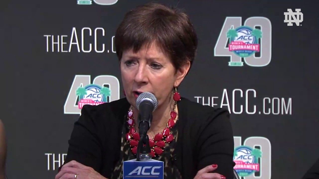 Muffet McGraw Post-Game Press Conference - Virginia (ACC Quarterfinals)