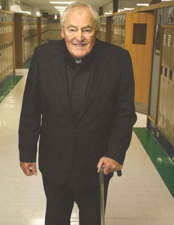 Father John Smyth ('57, basketball)
