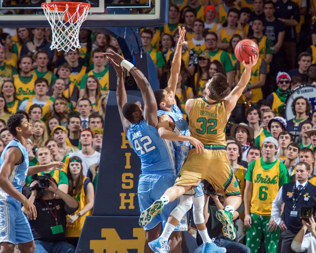 Notre Dame vs. No. 2 UNC
