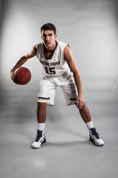 Chad Holtz is in his first season as a member of the Notre Dame men's basketball team.