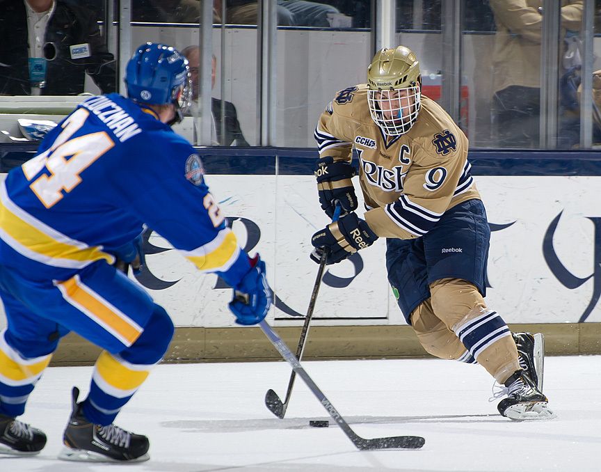Junior captain Anders Lee is a finalist for the CCHA Player of the Year and Top Defensive Forward Awards.