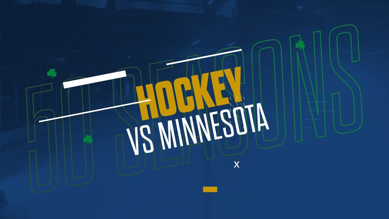 @NDHockey | Highlights vs. Minnesota, B1G Semifinal (2019)