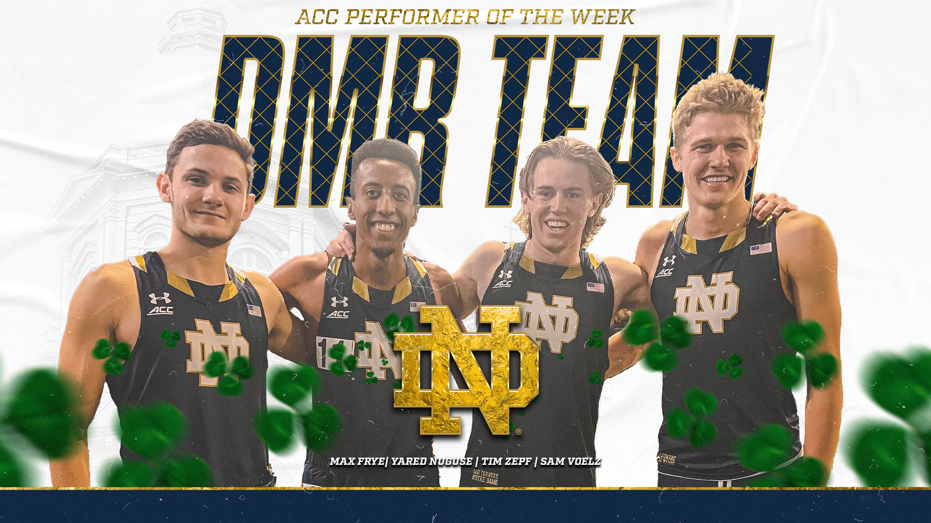 Men’s DMR Team Named ACC Performers of the Week Men’s DMR Team Named ACC Performers of the Week