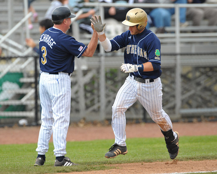 Notre Dame Blasts Past St. John’s, 15-8 Jeremy Barnes blasted his 12th home run of the season in game two of the St. John's series.