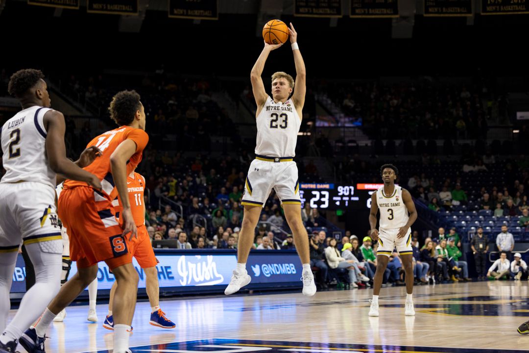 ACC Quick Recap: Notre Dame Men's Basketball Defeat Syracuse, 79-69 - One  Foot Down