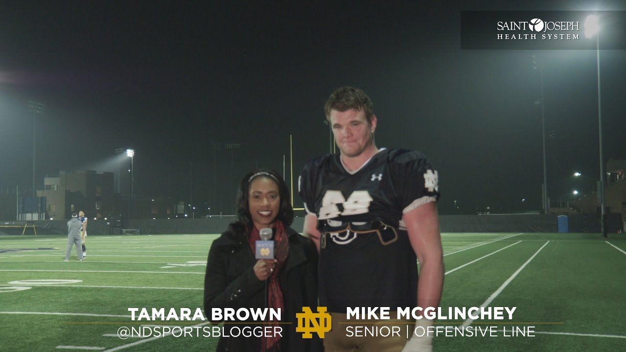 On the Field with Mike McGlinchey - Virginia Tech Week