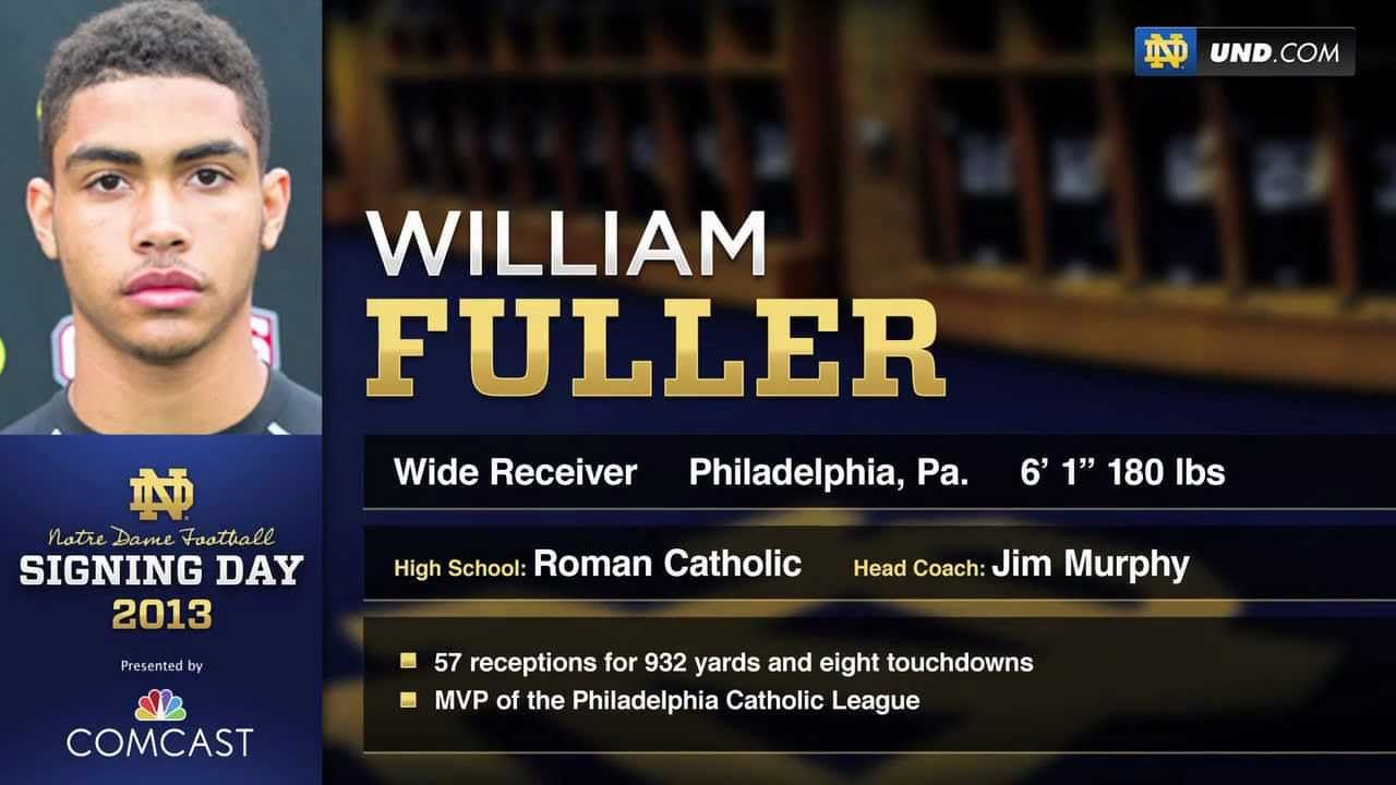 William Fuller - 2013 Notre Dame Football Signee