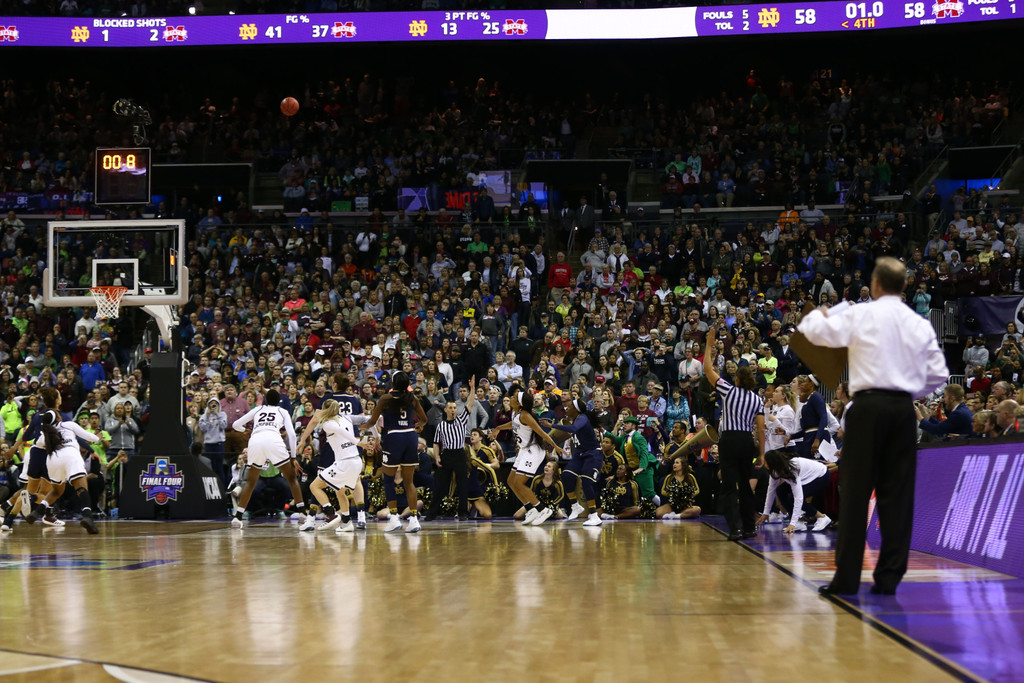 NCAA National Championship: ND WBB 61, Mississippi State 58 (USATSI)