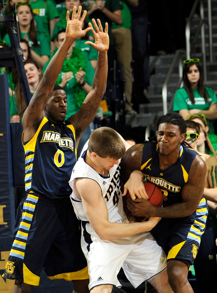Notre Dame Upsets No. 15 Marquette, 76-59 (AP)