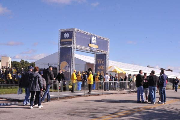 Ultimate Irish Tailgater at the Notre Dame Hospitality Village