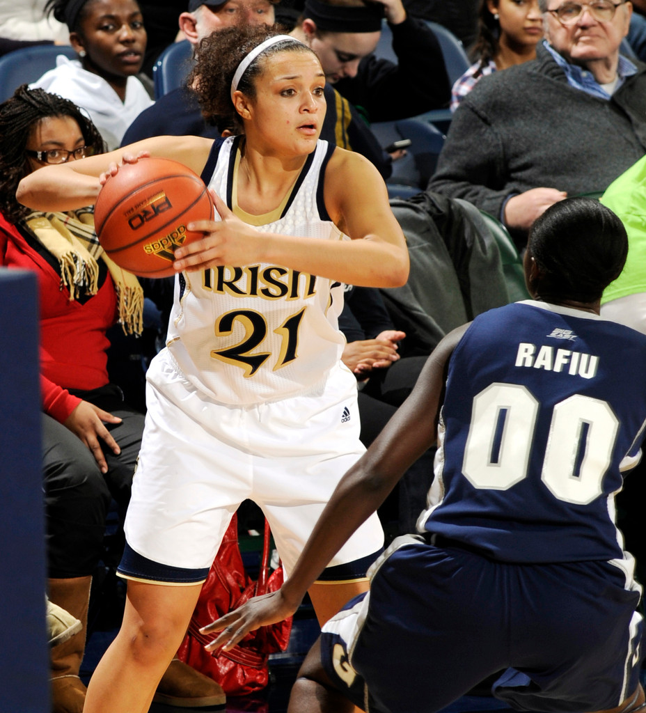 No. 2 Notre Dame Overpowers Georgetown, 79-64 (AP)