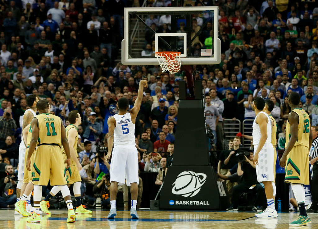 NCAA Men's Elite Eight: Notre Dame vs. Kentucky