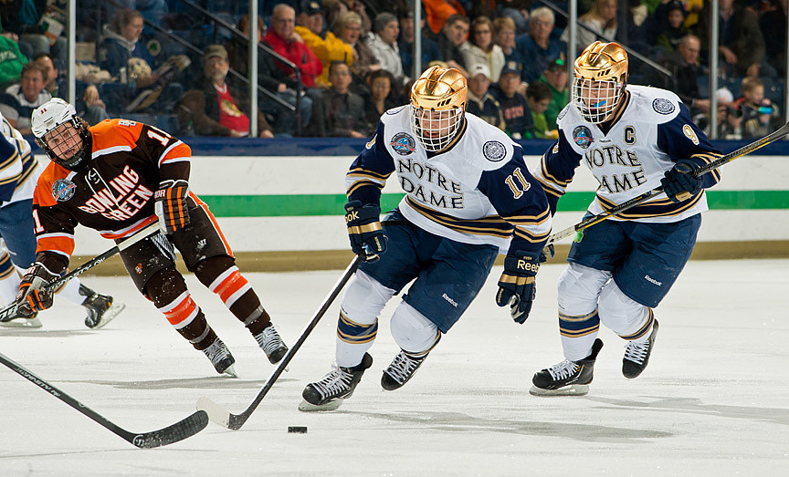 Irish Hold On For A 4-3 Win Over Bowling Green Jeff Costello had a goal and an assist in the 4-3 win over Bowling Green.