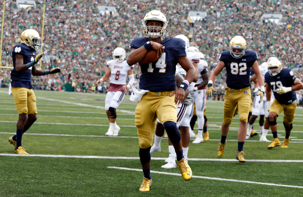 Notre Dame 62, UMass 27