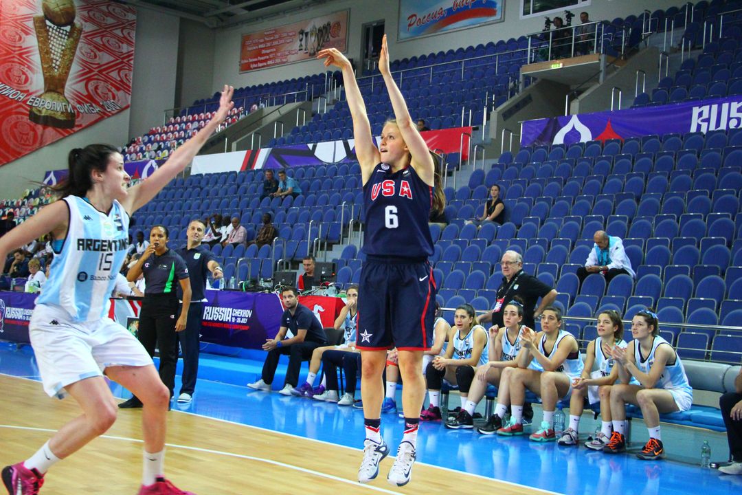Notre Dame freshman guard Ali Patberg averaged 3.7 points, 4.6 rebounds and 2.0 assists per game with two near double-doubles in helping Team USA to the gold medal at the FIBA U19 World Championship Sunday afternoon in Chekhov, Russia.