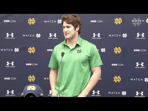 @NDFootball Greer Martini Press Conference - Navy (11.15.17)