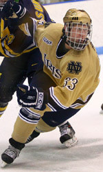 Third Period Rally Gives Irish A 4-3 Win Over Michigan At The Joyce Center Garrett Regan scored short-handed versus Western Michigan for his 10th goal of the season in the 3-2 loss to the Broncos.