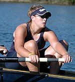 Mary Quinn and the Irish varsity eight boat were impressive in their two races on Saturday.