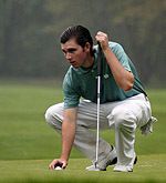 Sophomore Doug Fortner (a native of Tustin, Calif.) leads Notre Dame with a 73.13 stroke average and three top-20 finishes this season.