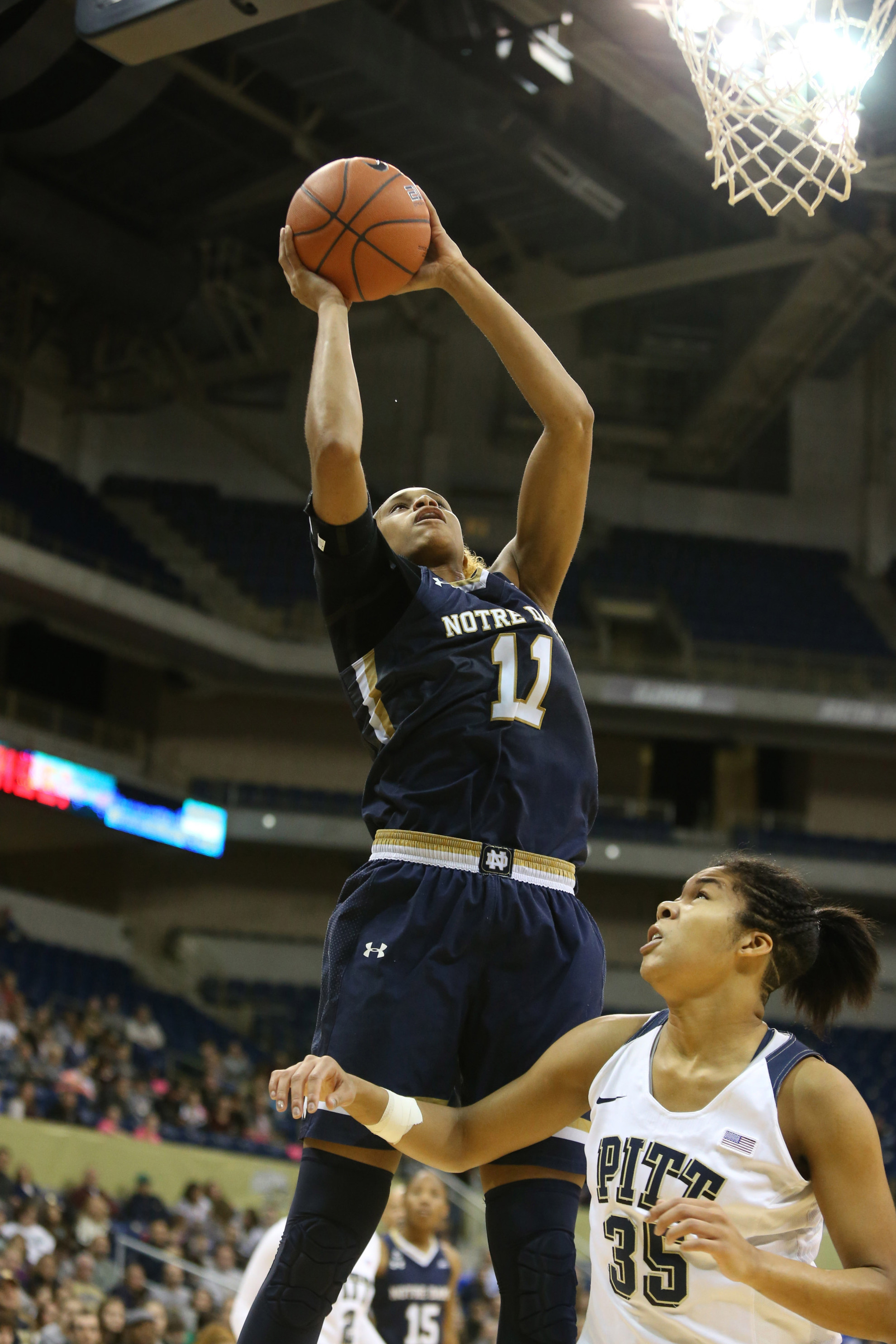 Turner Leads #3 Irish to 74-46 Win over Virginia Brianna Turner led the team with 19 points.