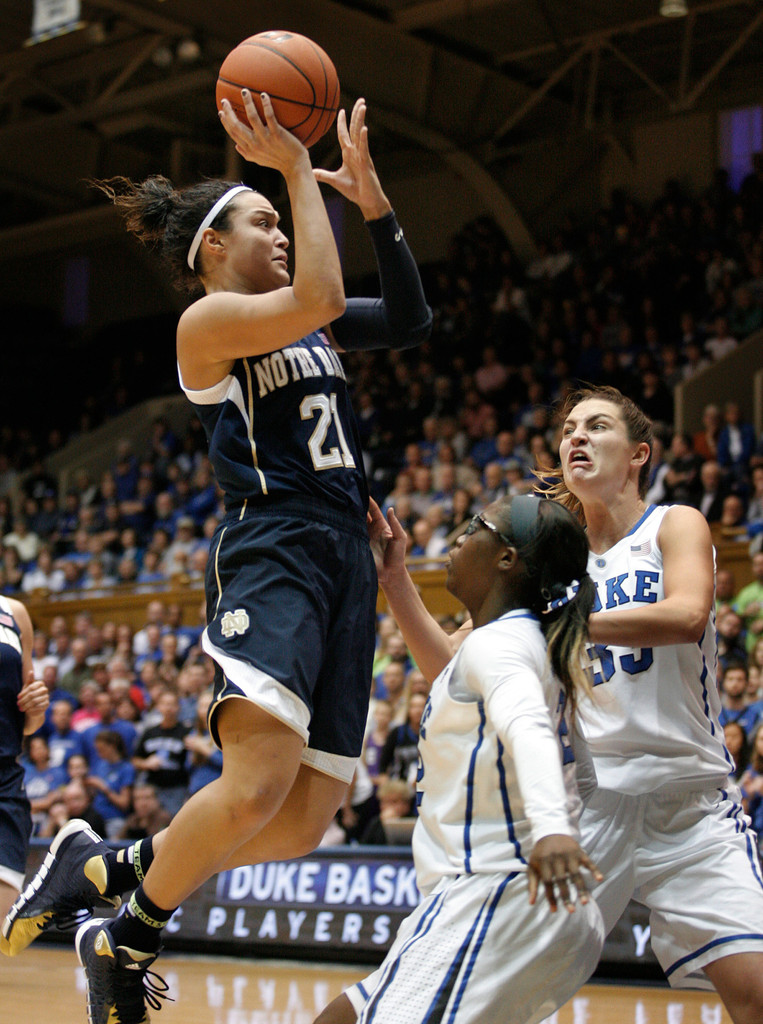 No. 2 Notre Dame at No. 3 Duke