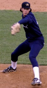 Samardzija Holds The Fort As Irish Push Unbeaten Streak To 10 Games, 7-6 Over Cleveland State Jeff Samardzija's seven shutout innings - impressive in any era - sparked Notre Dame to a win over Cleveland State in the annual Turn Back The Clock Night (photo by Pete LaFleur).