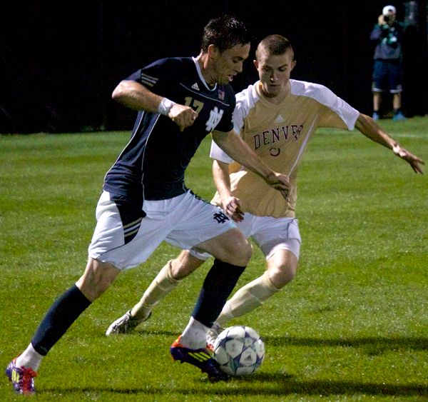 Brendan King gave the Irish a 1-0 lead in the 10th minute.