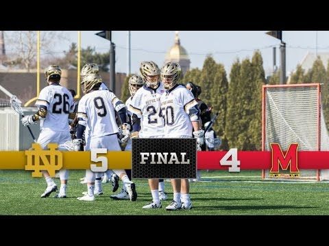 Top Moments - Notre Dame Men's Lacrosse vs. Maryland