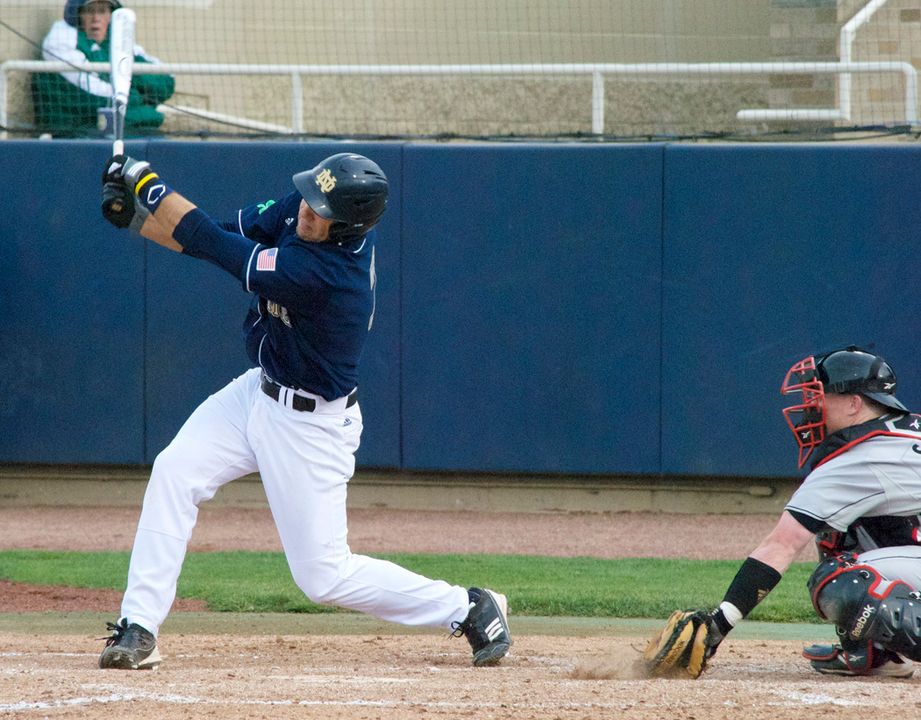 Sophomore 3B Eric Jagielo drills BIG EAST-leading 13th home run in defeat Saturday.