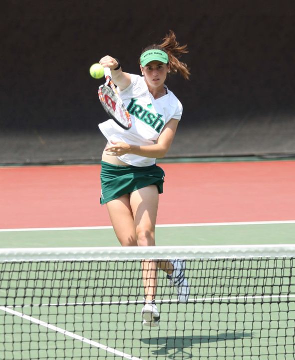 Shannon Mathews was defeated by Florida's Joanna Mather, 6-0, 6-2, and will now move into the consolation bracket at the 2010 Riviera/ITA All-American Championship