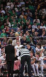 Notre Dame Finishes 17th In Nation In Attendance Notre Dame played in front of more than 1,000 fans in seven of 11 home matches, going 6-1 in those contests.