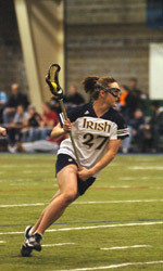 No. 14/11 Irish Travel To Evanston, Ill., To Face No. 1/1 Northwestern Freshman Jane Stoeckert had two goals and an assist in Notre Dame's 13-9 win over Loyola.